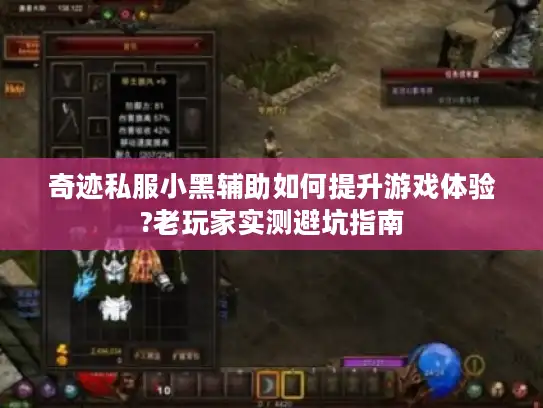 奇迹私服小黑辅助如何提升游戏体验?老玩家实测避坑指南 奇迹私服小黑辅助如何提升游戏体验?老玩家实测避坑指南