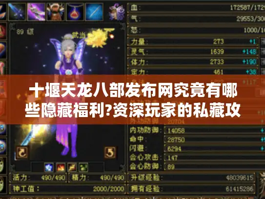 十堰天龙八部发布网究竟有哪些隐藏福利?资深玩家的私藏攻略大公开