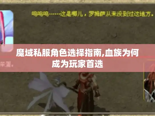 魔域私服角色选择指南,血族为何成为玩家首选