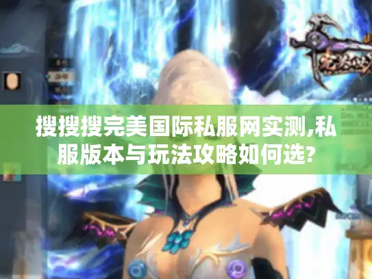 搜搜搜完美国际私服网实测,私服版本与玩法攻略如何选?