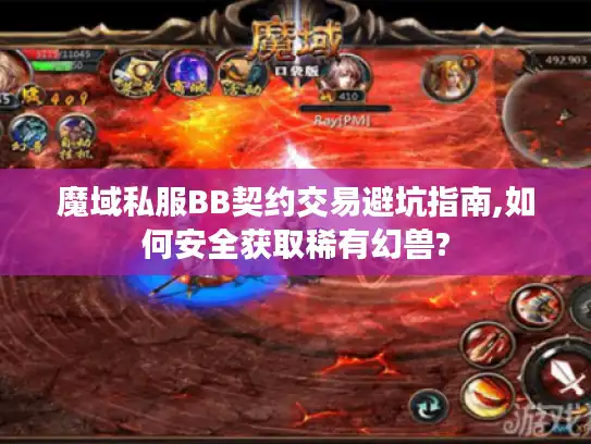 魔域私服BB契约交易避坑指南,如何安全获取稀有幻兽?