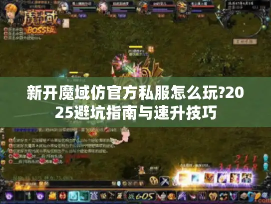 新开魔域仿官方私服怎么玩?2025避坑指南与速升技巧