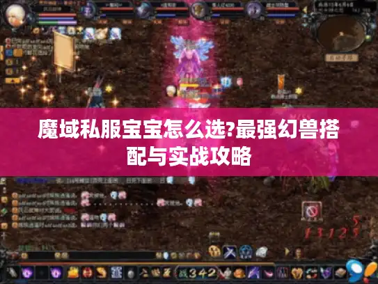 魔域私服宝宝怎么选?最强幻兽搭配与实战攻略