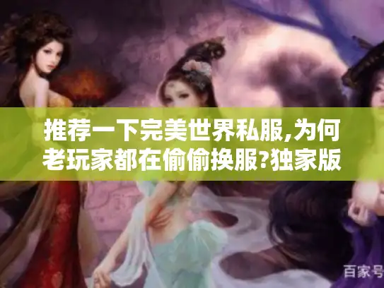 推荐一下完美世界私服,为何老玩家都在偷偷换服?独家版本测评+避坑指南