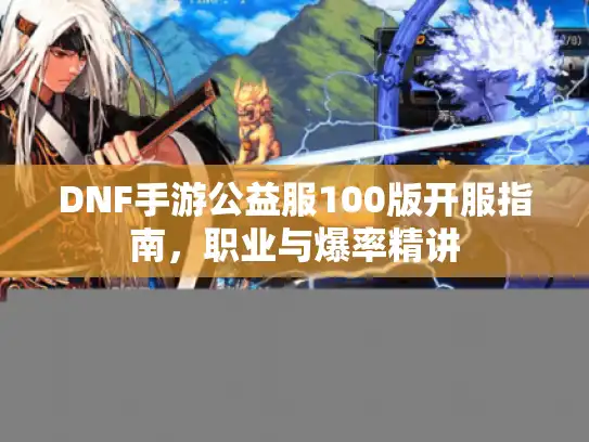 DNF手游公益服100版开服指南，职业与爆率精讲