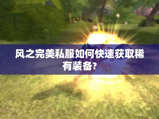 风之完美私服如何快速获取稀有装备?