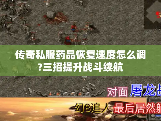 传奇私服药品恢复速度怎么调?三招提升战斗续航