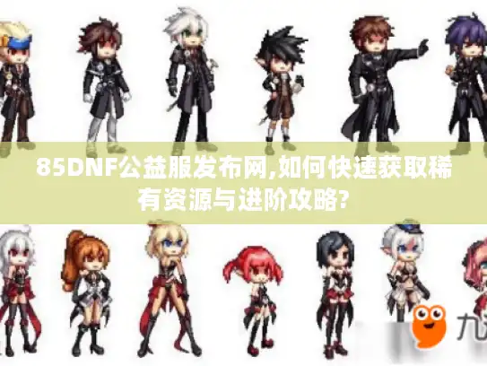 85DNF公益服发布网,如何快速获取稀有资源与进阶攻略?