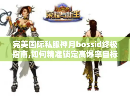 完美国际私服神月bossid终极指南,如何精准锁定高爆率目标?