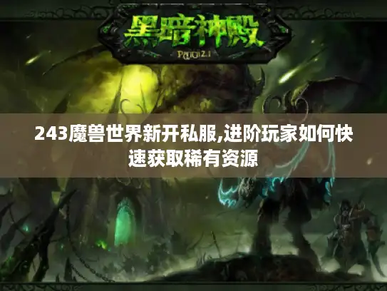 243魔兽世界新开私服,进阶玩家如何快速获取稀有资源