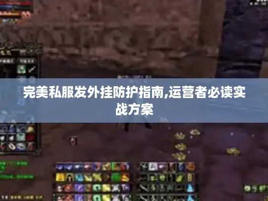 完美私服发外挂防护指南,运营者必读实战方案