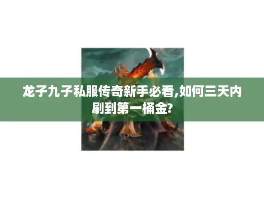 龙子九子私服传奇新手必看,如何三天内刷到第一桶金?