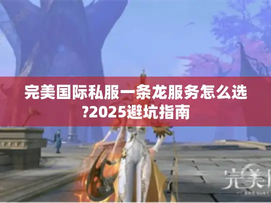 完美国际私服一条龙服务怎么选?2025避坑指南