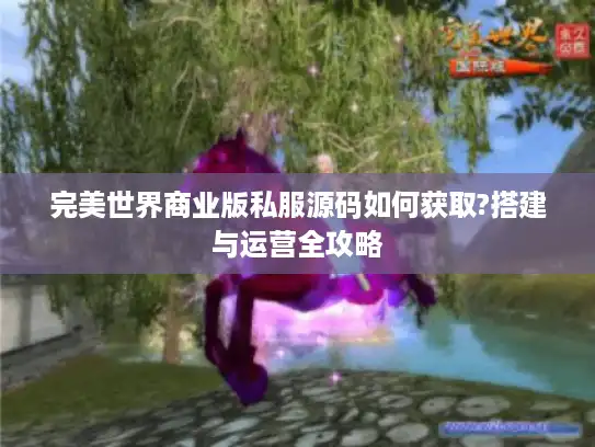 完美世界商业版私服源码如何获取?搭建与运营全攻略