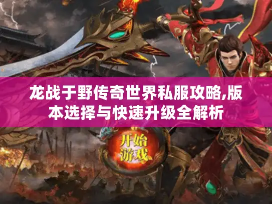 龙战于野传奇世界私服攻略,版本选择与快速升级全解析