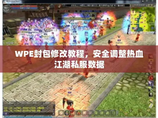 WPE封包修改教程，安全调整热血江湖私服数据