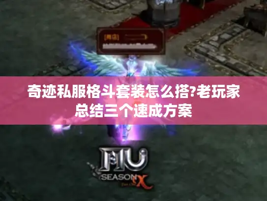 奇迹私服格斗套装怎么搭?老玩家总结三个速成方案