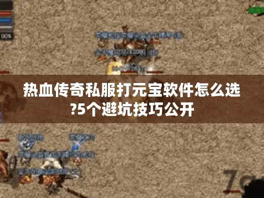 热血传奇私服打元宝软件怎么选?5个避坑技巧公开 热血传奇私服打元宝软件怎么选?5个避坑技巧公开