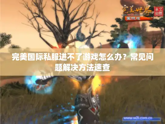 完美国际私服进不了游戏怎么办?常见问题解决方法速查 完美国际私服进不了游戏怎么办?常见问题解决方法速查
