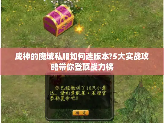 成神的魔域私服如何选版本?5大实战攻略带你登顶战力榜