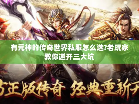 有元神的传奇世界私服怎么选?老玩家教你避开三大坑