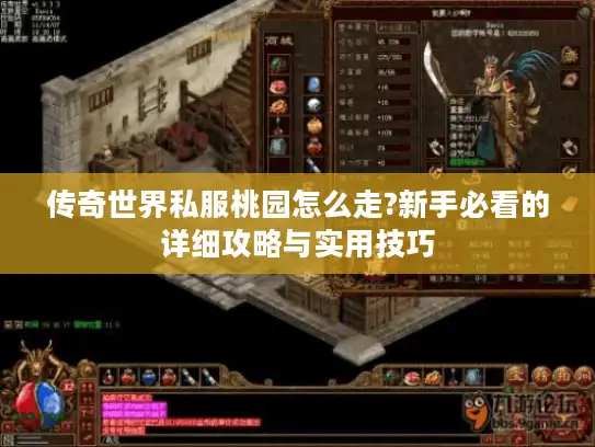 传奇世界私服桃园怎么走?新手必看的详细攻略与实用技巧