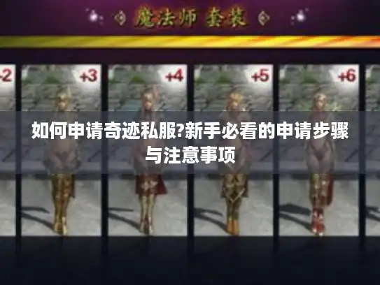 如何申请奇迹私服?新手必看的申请步骤与注意事项