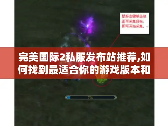完美国际2私服发布站推荐,如何找到最适合你的游戏版本和玩法攻略