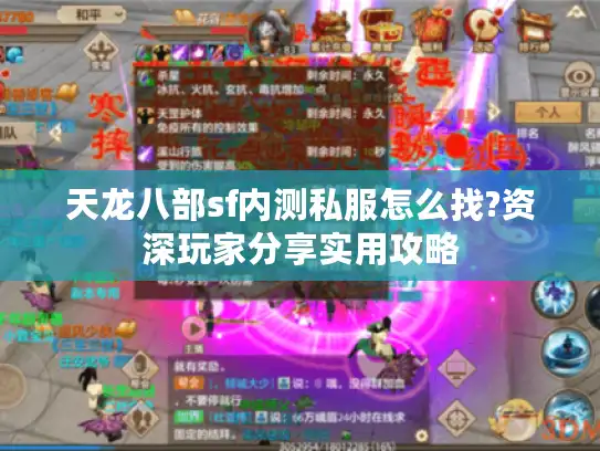 天龙八部sf内测私服怎么找?资深玩家分享实用攻略