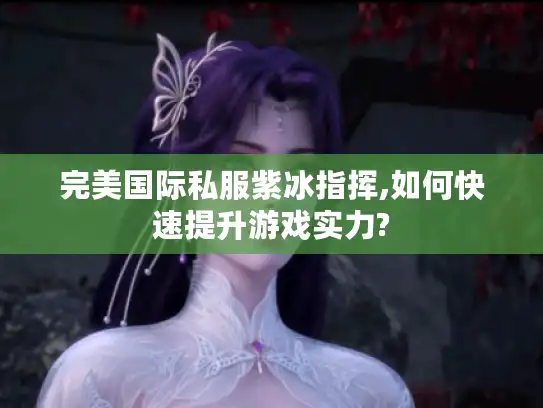 完美国际私服紫冰指挥,如何快速提升游戏实力? 完美国际私服紫冰指挥,如何快速提升游戏实力?