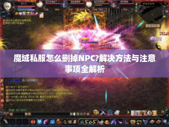 魔域私服怎么删掉NPC?解决方法与注意事项全解析