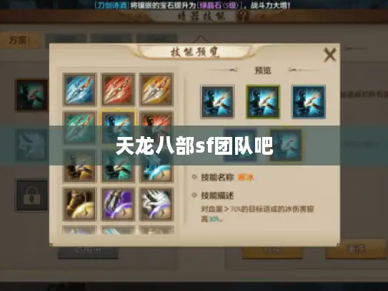 天龙八部sf团队吧
