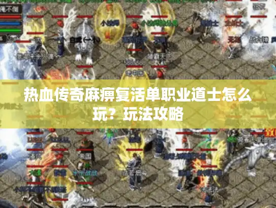 热血传奇麻痹复活单职业道士怎么玩？玩法攻略