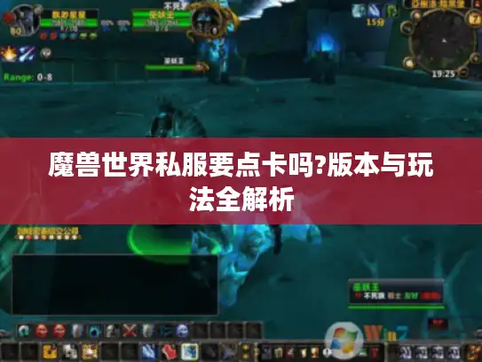 魔兽世界私服要点卡吗?版本与玩法全解析