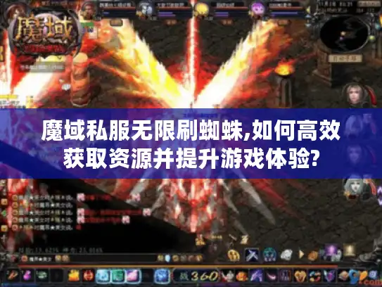 魔域私服无限刷蜘蛛,如何高效获取资源并提升游戏体验?