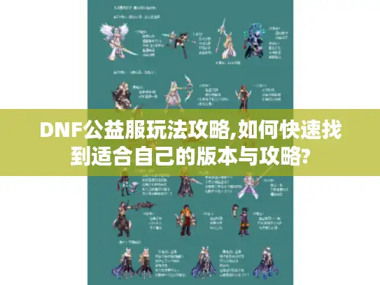 DNF公益服玩法攻略,如何快速找到适合自己的版本与攻略?