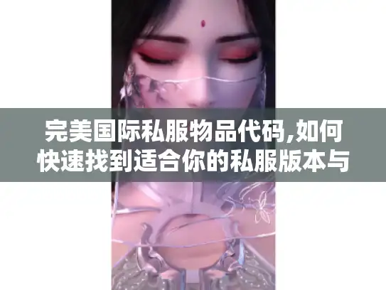 完美国际私服物品代码,如何快速找到适合你的私服版本与玩法