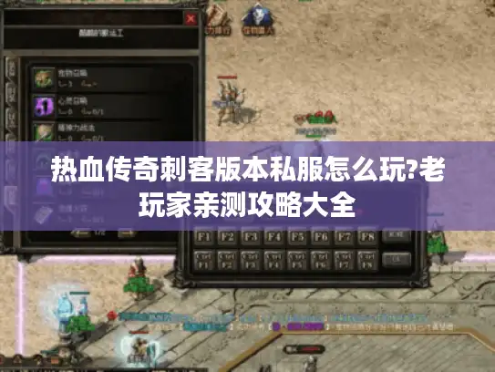 热血传奇刺客版本私服怎么玩?老玩家亲测攻略大全