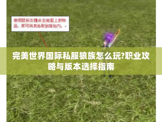 完美世界国际私服狼族怎么玩?职业攻略与版本选择指南