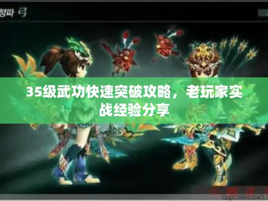 35级武功快速突破攻略，老玩家实战经验分享