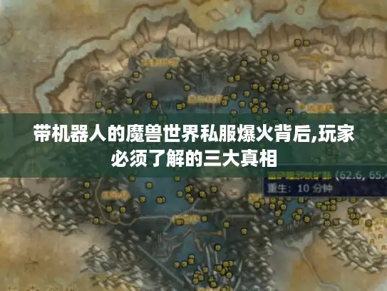 带机器人的魔兽世界私服爆火背后,玩家必须了解的三大真相