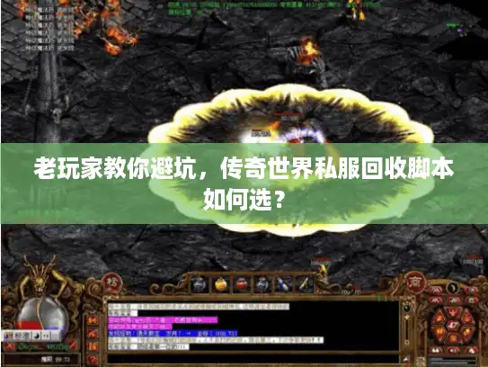 老玩家教你避坑，传奇世界私服回收脚本如何选？
