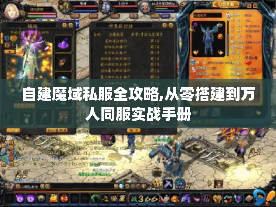自建魔域私服全攻略,从零搭建到万人同服实战手册