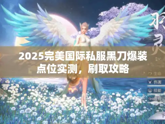2025完美国际私服黑刀爆装点位实测，刷取攻略