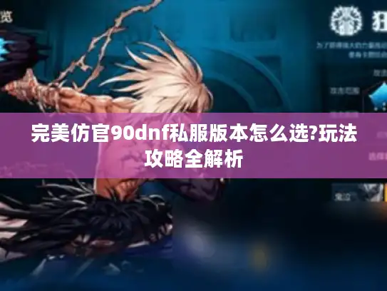 完美仿官90dnf私服版本怎么选?玩法攻略全解析