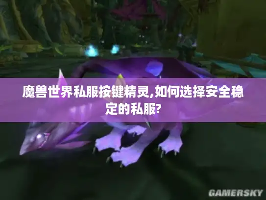 魔兽世界私服按键精灵,如何选择安全稳定的私服?
