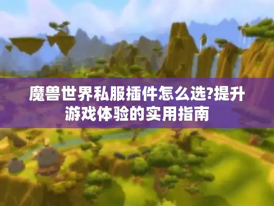 魔兽世界私服插件怎么选?提升游戏体验的实用指南