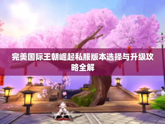 完美国际王朝崛起私服版本选择与升级攻略全解