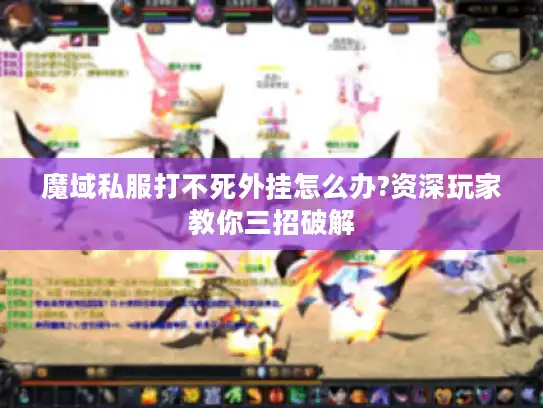 魔域私服打不死外挂怎么办?资深玩家教你三招破解