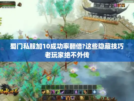 蜀门私服加10成功率翻倍?这些隐藏技巧老玩家绝不外传 蜀门私服加10成功率翻倍?这些隐藏技巧老玩家绝不外传